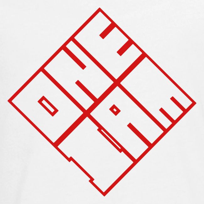 ONE IAM OUTLINE ON A TILT svg