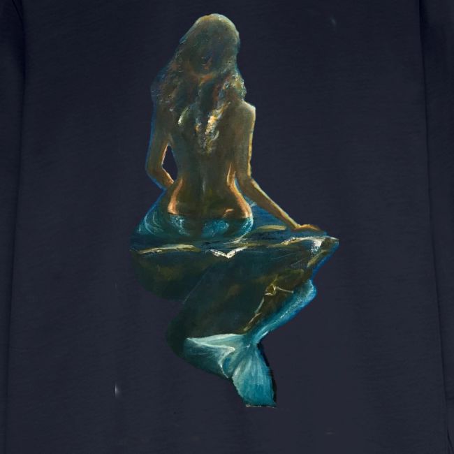 Midnight Mermaid on a rock