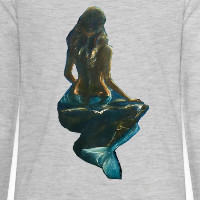 Midnight Mermaid on a rock