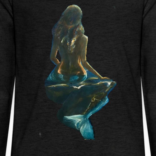 Midnight Mermaid on a rock