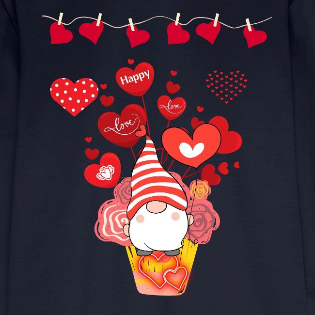 Design wrapped in love hearts, vibrating in love.