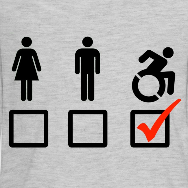 A wheelchair user is also suitable