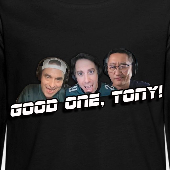 GOOD ONE, TONY! (with Fusco Show back)