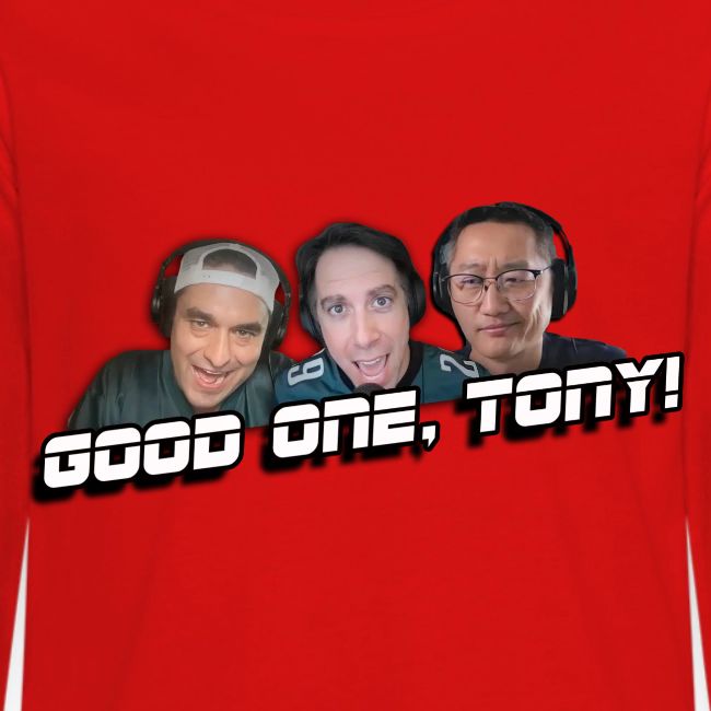 GOOD ONE, TONY! (with Fusco Show back)
