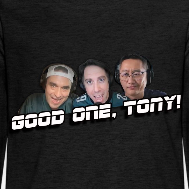 GOOD ONE, TONY! (with Fusco Show back)