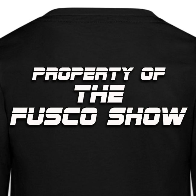 GOOD ONE, TONY! (with Fusco Show back)