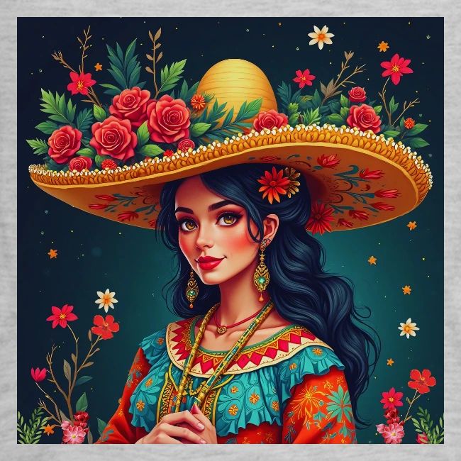 Mexican Design, Regional Mexican Charro Woman