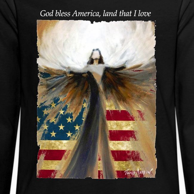 God bless America Angel_Strong color_white type