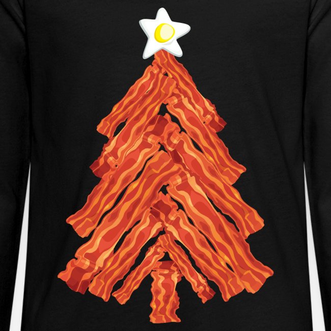 Funny Bacon and Egg Christmas Tree
