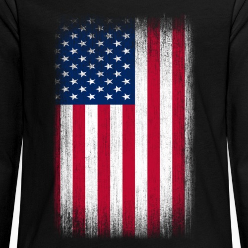 USA Flag Grunge Retro Look - Kids' Premium Long Sleeve T-Shirt