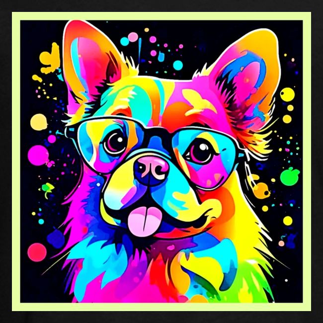 Vivid Canine Vibes Design