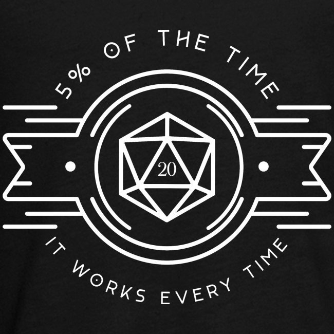 D20 Five Percent of the Time It Works Every Time