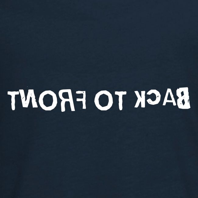 Back To Front Word Art