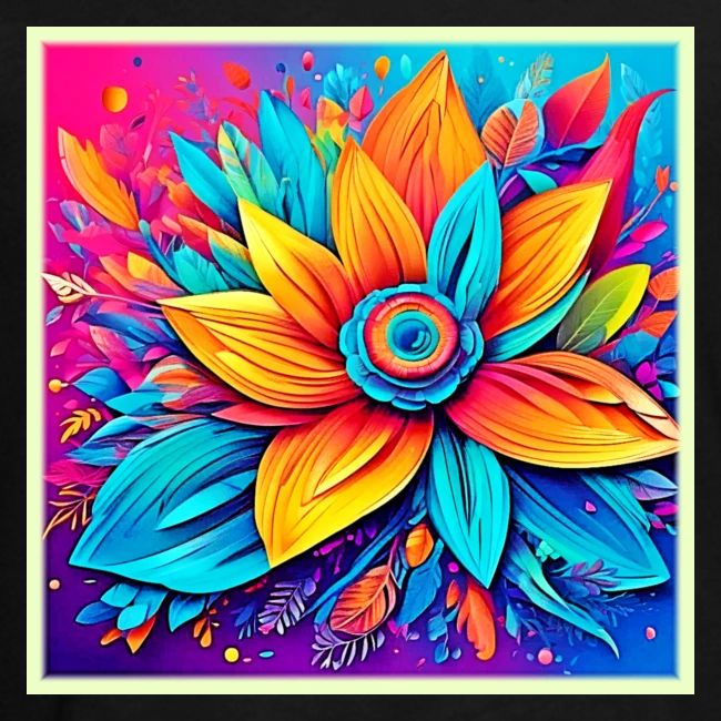 Vibrant Floral Artwork