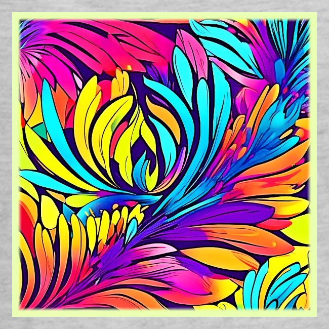 Vibrant Abstract Floral