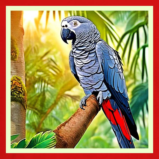 Grey Parrot Perch