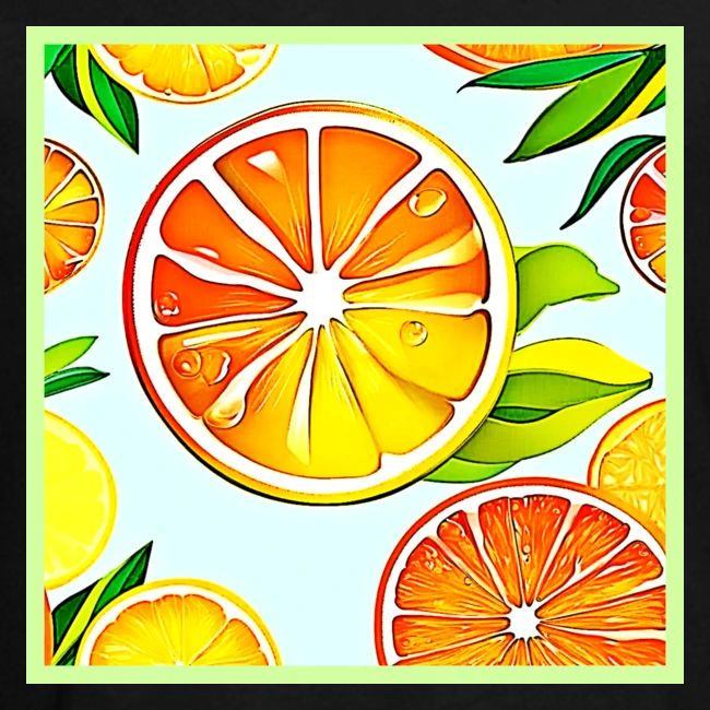 Orange Slice: Citrus Art