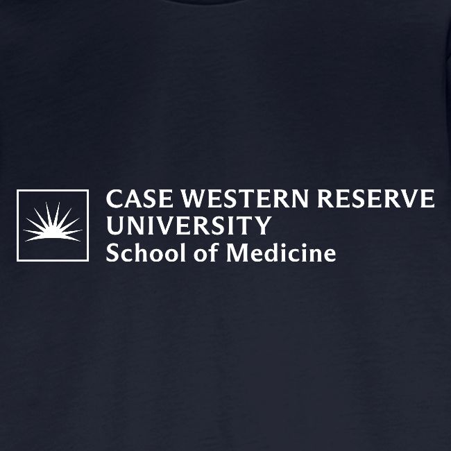 SOM Two Line Horizontal Primary Logo CWRU WHITE 1