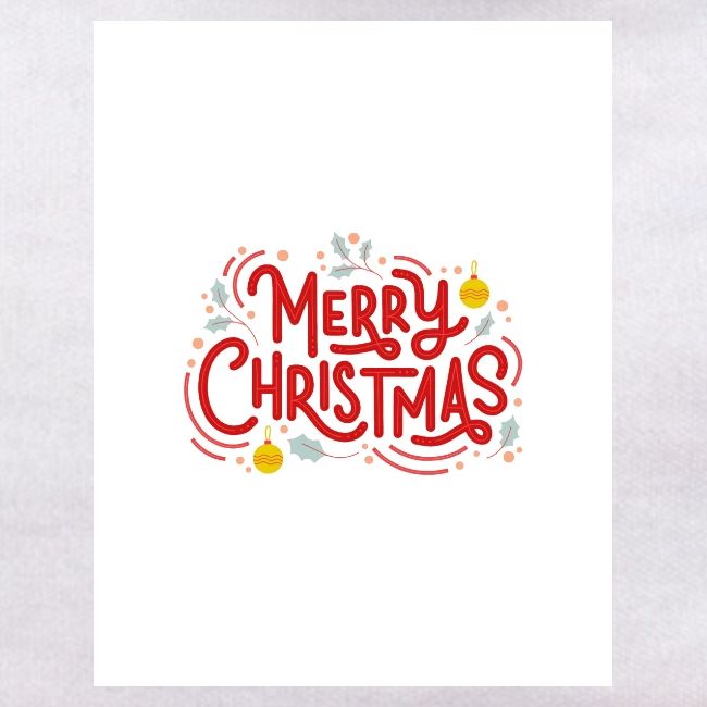 Merry Christmas white
