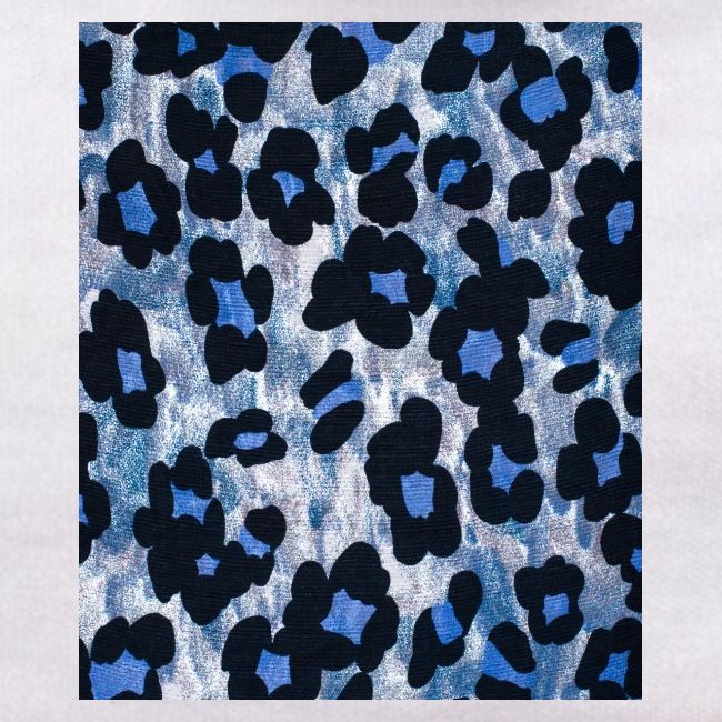 blue ank black leopard pattern