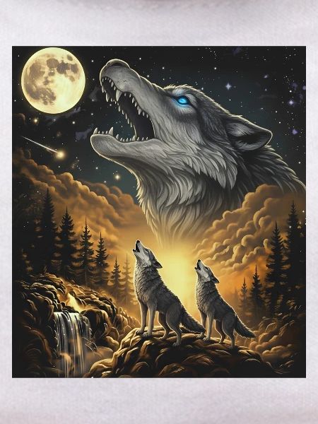 Moon Moonlight Howl Wolves Night