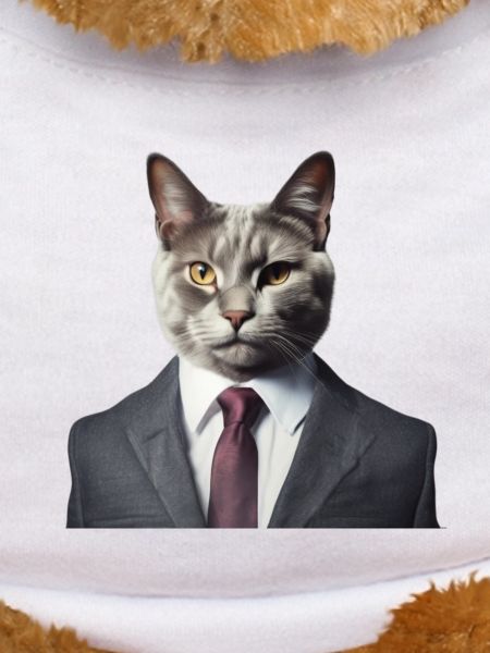 Cat in a suit