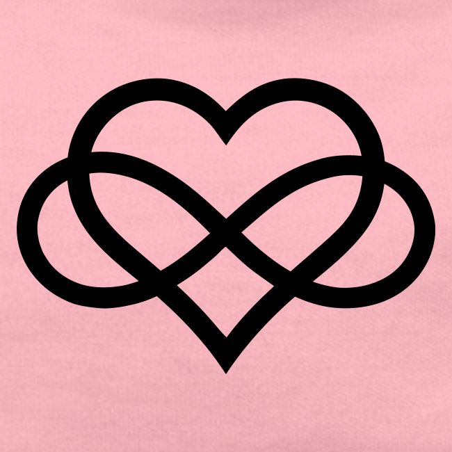 Infinity Heart (black)
