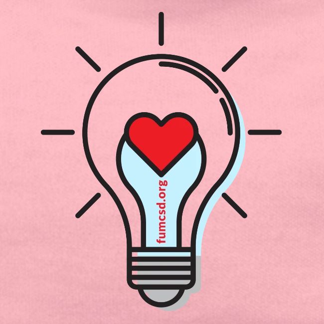 FUMCSD Heart Light Bulb