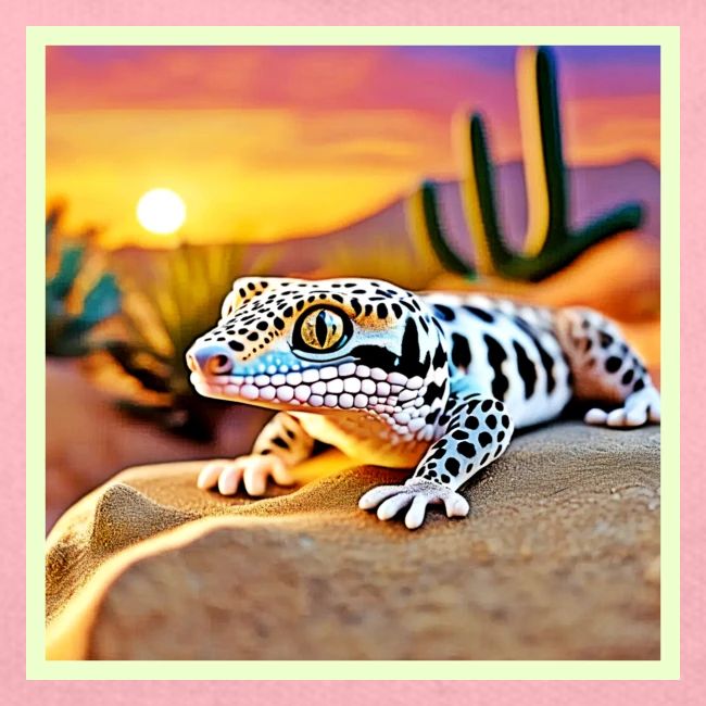 Leopard Gecko Desert Design