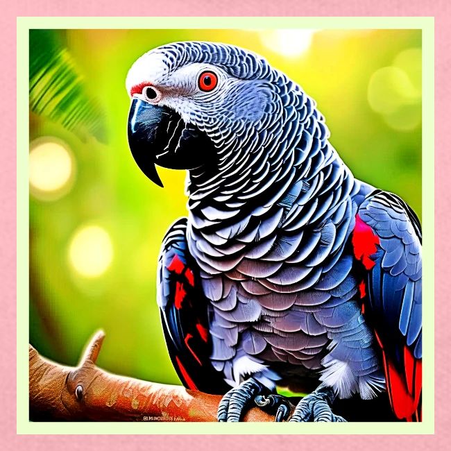 Talking African Grey Parrot