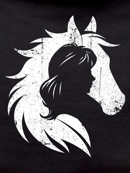 Silhouette Stallion Portrait