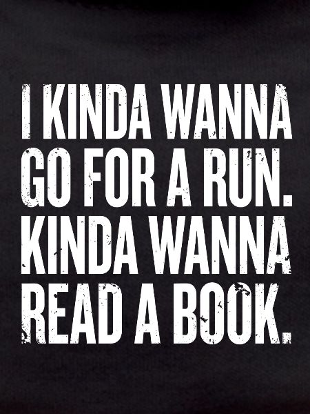 Kinda Wanna Run Read Tee