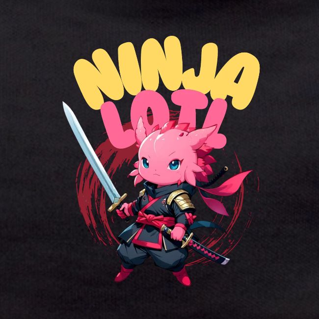 Kawaii Axolotl Ninja