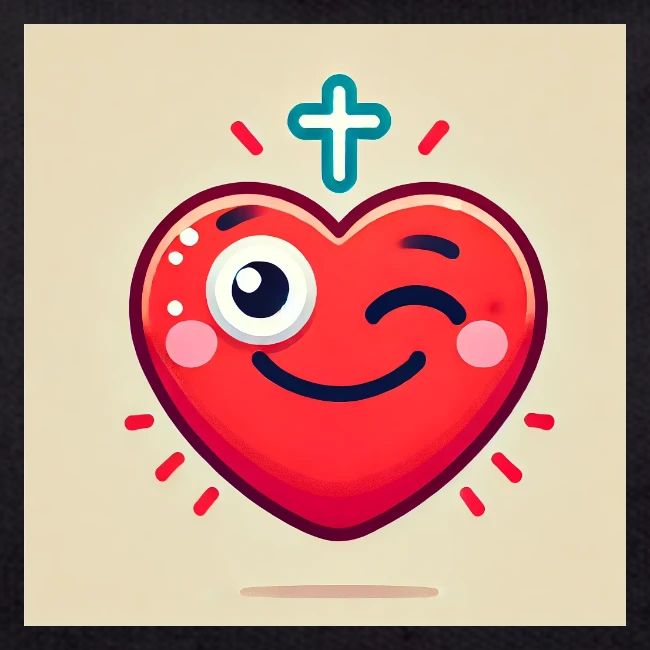 DALLE 2025 09 13 15 56 10 A winking heart sh