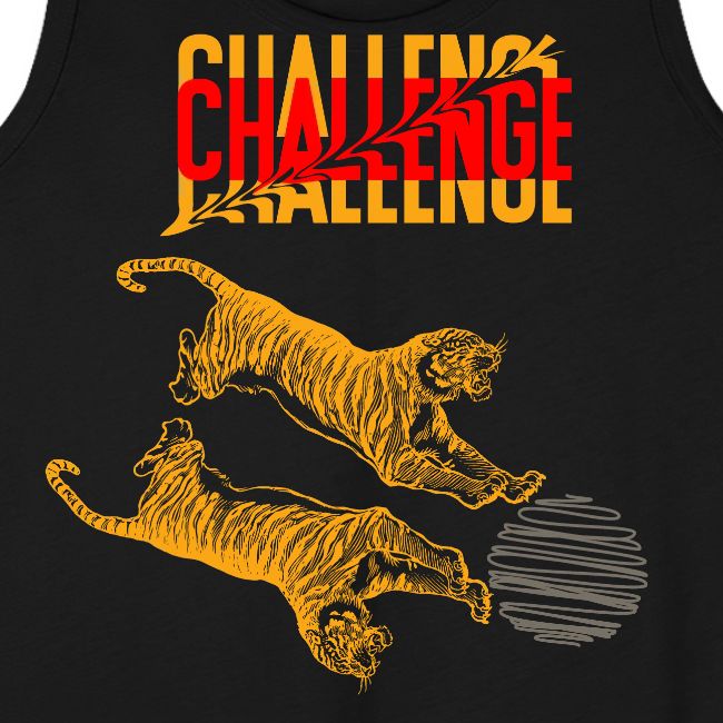Double tiger fashion, jungle feline animals.