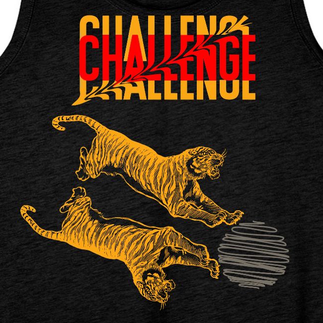 Double tiger fashion, jungle feline animals.