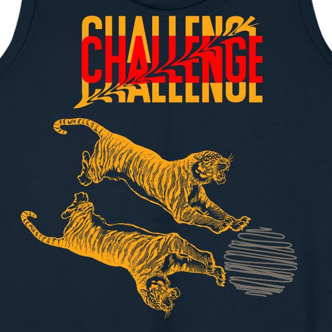 Double tiger fashion, jungle feline animals.