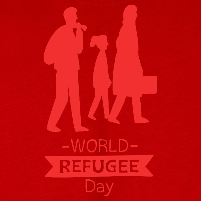 world refugee day red