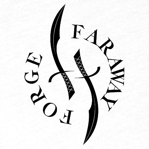 Faraway Forge Logo - White - Men's Premium Tank