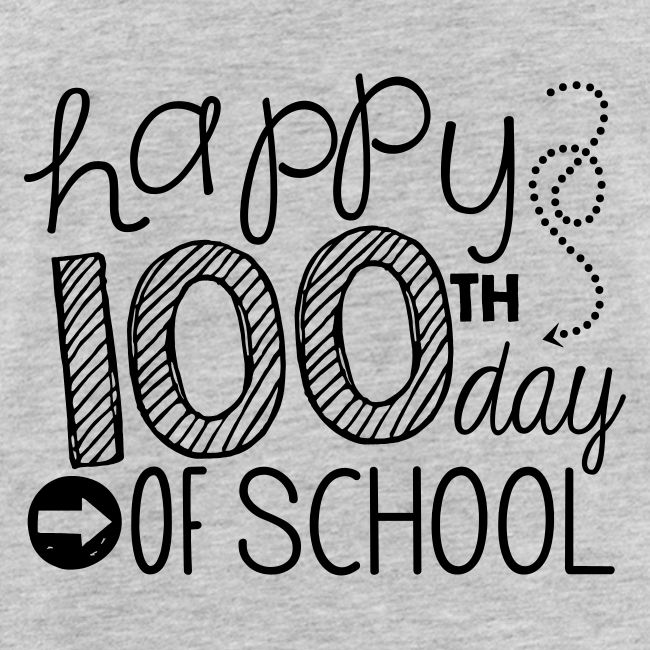 Happy 100th Day of School Arrows Teacher T-shirt