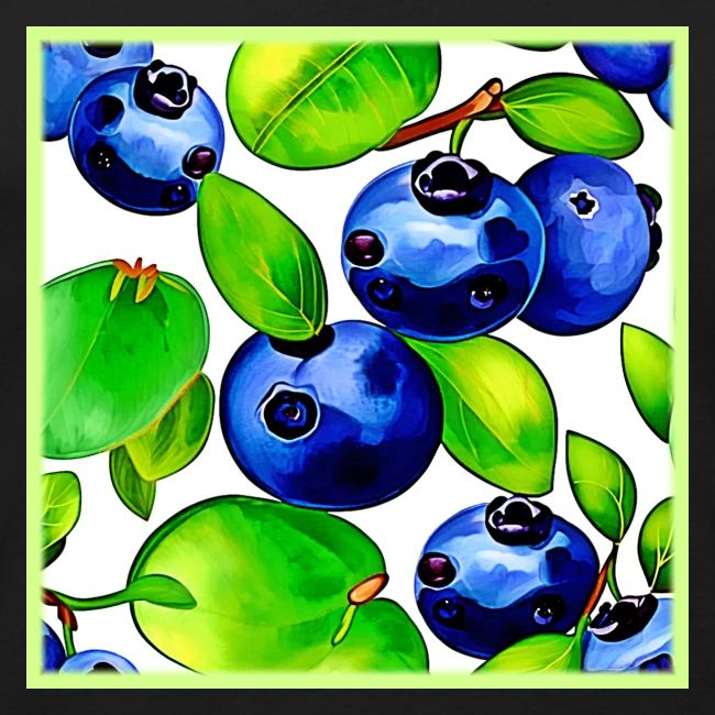 Fresh Blueberry Art