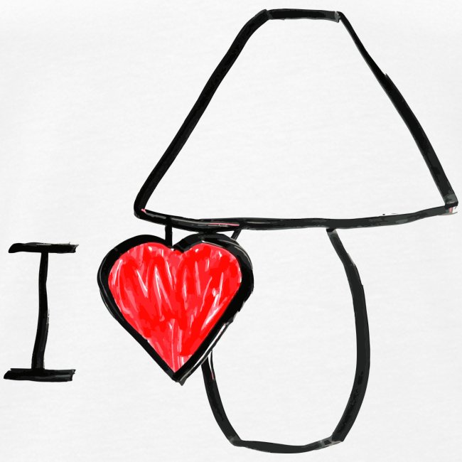 I Love Lamp | Simple Minimal Anchorman Design