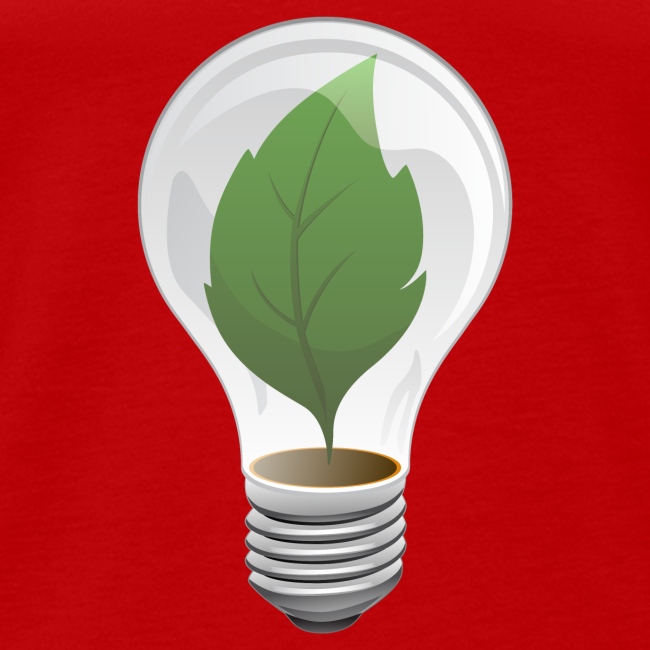 Clean Energy Green Leaf Illustration