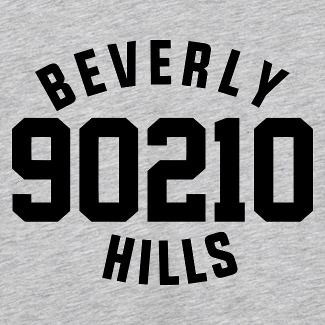 90210 Old School Tee Black