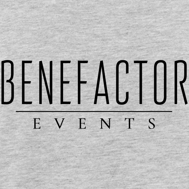 Benefactor Events Black Logo