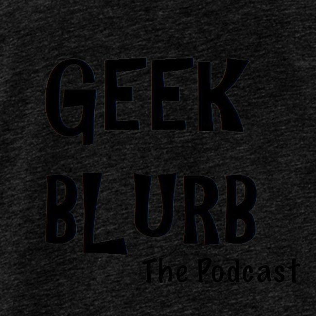 Geek Blurb (Transparent, Black Logo)