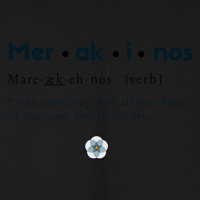 Merakinos definition with logo