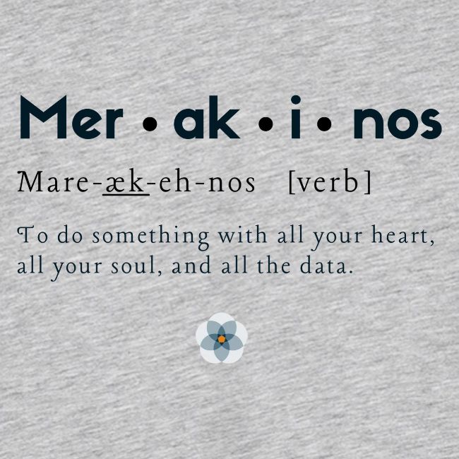 Merakinos definition with logo