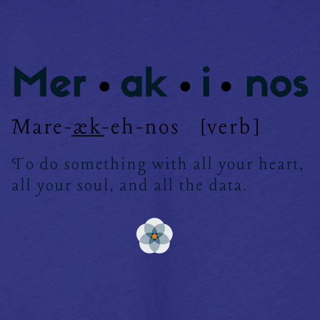 Merakinos definition with logo