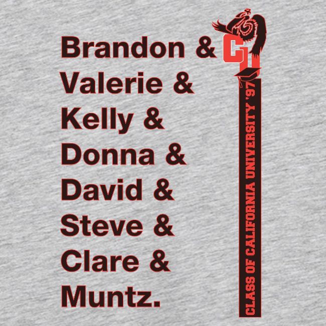 90210 CA University Class of 97 Shirt 01